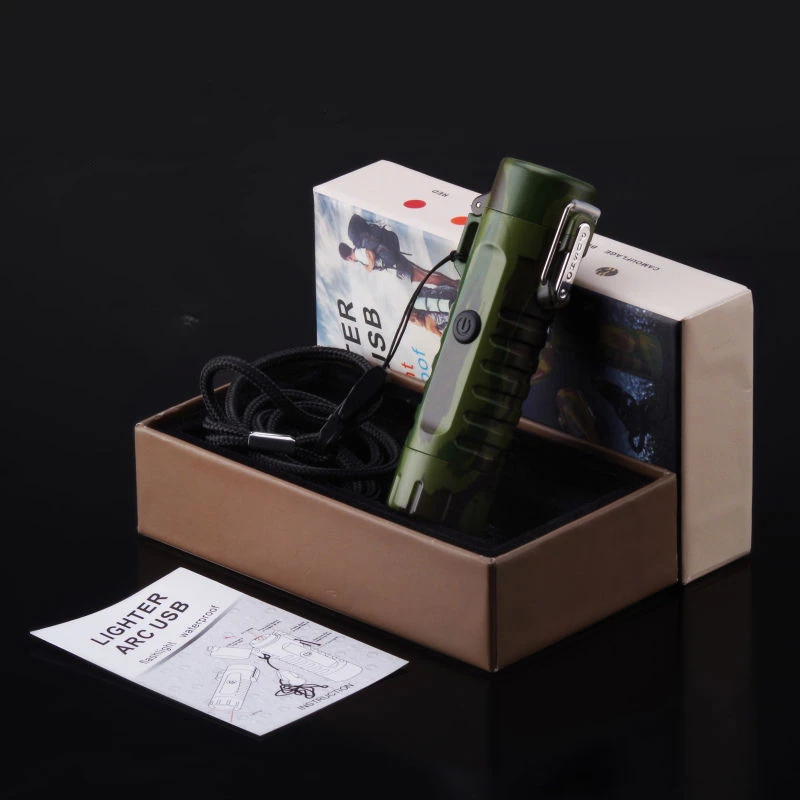 Многофункциональная полевая двойная дуговая USB Водонепроницаемая перекрестная