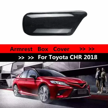 

Carbon Fiber Inner Armrest Box Decor Cover Trim Scratch-Resistant Car Modification Special Accessories Fit For Toyota CHR 2018