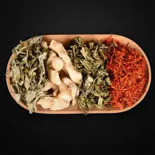 Китайская травяная медицина полынь имбирь Leonurus Carthamus ванночка для ног улучшает усталость детоксикация сна питательный расслабляющий