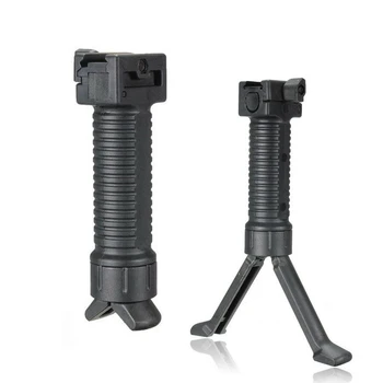 

QD Bipode Rifle Airsoft Retractable Bipod Adapter Picatinny Rail For Hunting Sniper Rifle Guns Paintball Softair Shooting