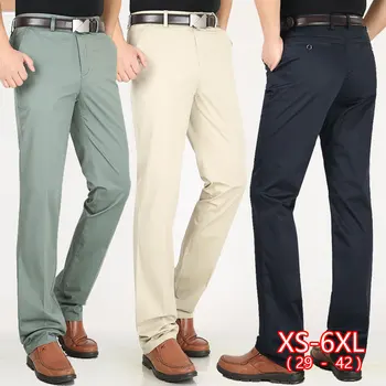 

Men's Suit Pants Slacks Business Office Trousers Formal Office Wear For Male Slim Office Trousers Navy Blue Pants
