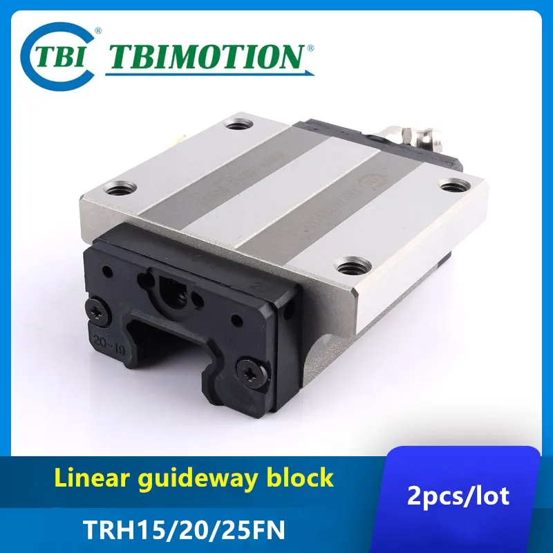 Taiwan Tbi Linear Guideway Slider Bloco de Transporte Trh15fn Trh20fn Trh25fn Cnc Roteador Ferroviário Rolamento H15fn H20fn H25fn Peças
