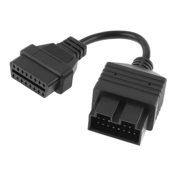 

20CM OBD-II Plastic 20 Pin Male to 16 Pin Female Car Diagnostic Tool Connector Cable With 8CM Extension Line for KIA 20Pin Cable