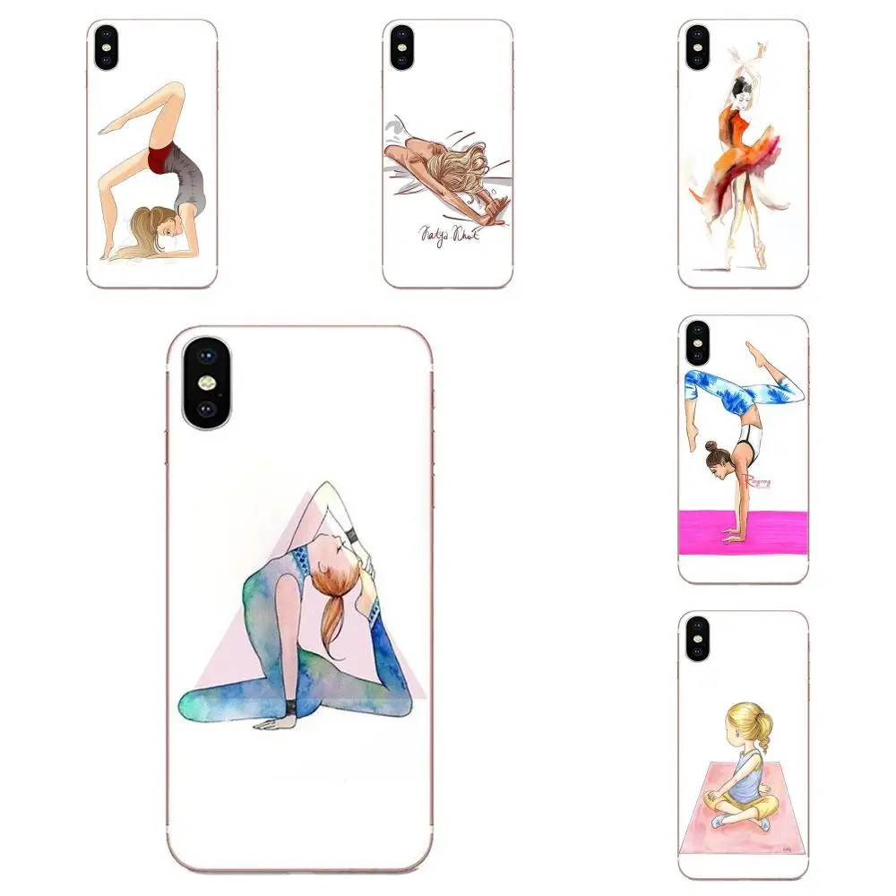 Для Galaxy J1 J2 J3 J330 J4 J5 J6 J7 J730 J8 2015 2016 2017 2018 mini Pro ТПУ популярные горячие йога девушка