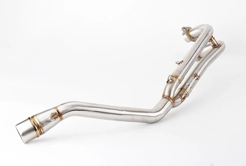 Motorcycle Exhaust Full System Middle Pipe Link Pipe For Yamaha T-MAX Tmax 500 530 T-MAX 530 exhaust 2010-2016 - - Racext 19