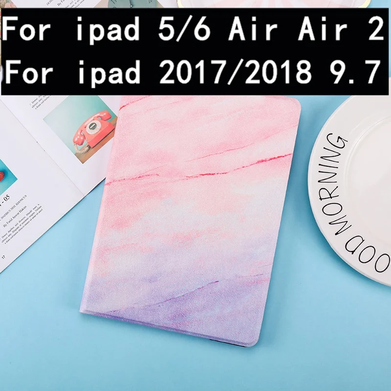 Чехол с мраморным рисунком для iPad 9,7 воздуха 1 2 3 защитный смарт-чехол для iPad Mini 1 2 3, 4, 5, iPad 2/3/4 pro 10,5 чехол - Цвет: 5689 AS picture