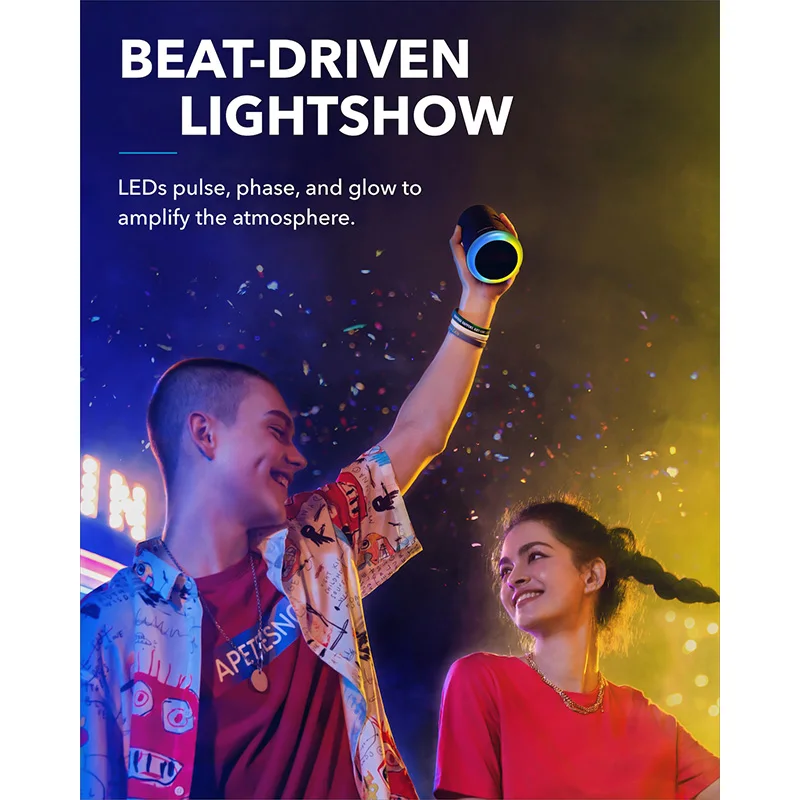 Anker Soundcore Мини Bluetooth динамик, открытый Bluetooth динамик, IPX7 водонепроницаемый для наружных вечеринок