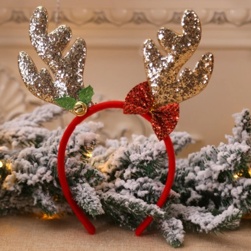 Antler Headband Headband Performance Headband Cute Atmosphere Loose Powder Headwear Chrisrmas Ornament Xmas Gift
