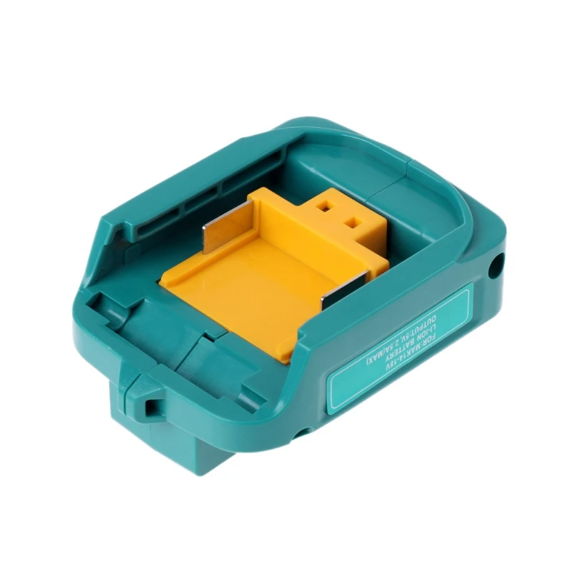 Usb зарядное устройство адаптер конвертер для Makita Adp05 Bl1815 Bl1830 Bl1840 Bl1850 1415 14,4-18 в литий-ионный аккумулятор синий