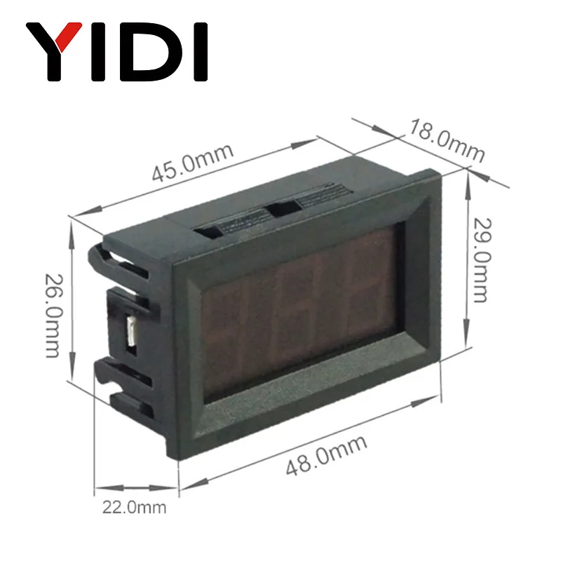 AC 30-500V AC 0-600V 0.56'' Digital Voltmeter calibrate reading DC 3.5-30V DC 0-100V Red Green Blue LED display voltage meter
