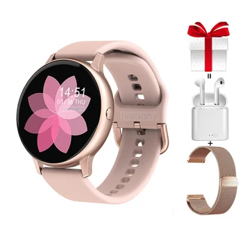 

Women Smart Watch+Strap+Earphone/Set Smartwatch Blood Pressure Call Message Reminder Remote Music for iPhone Android PK DT88