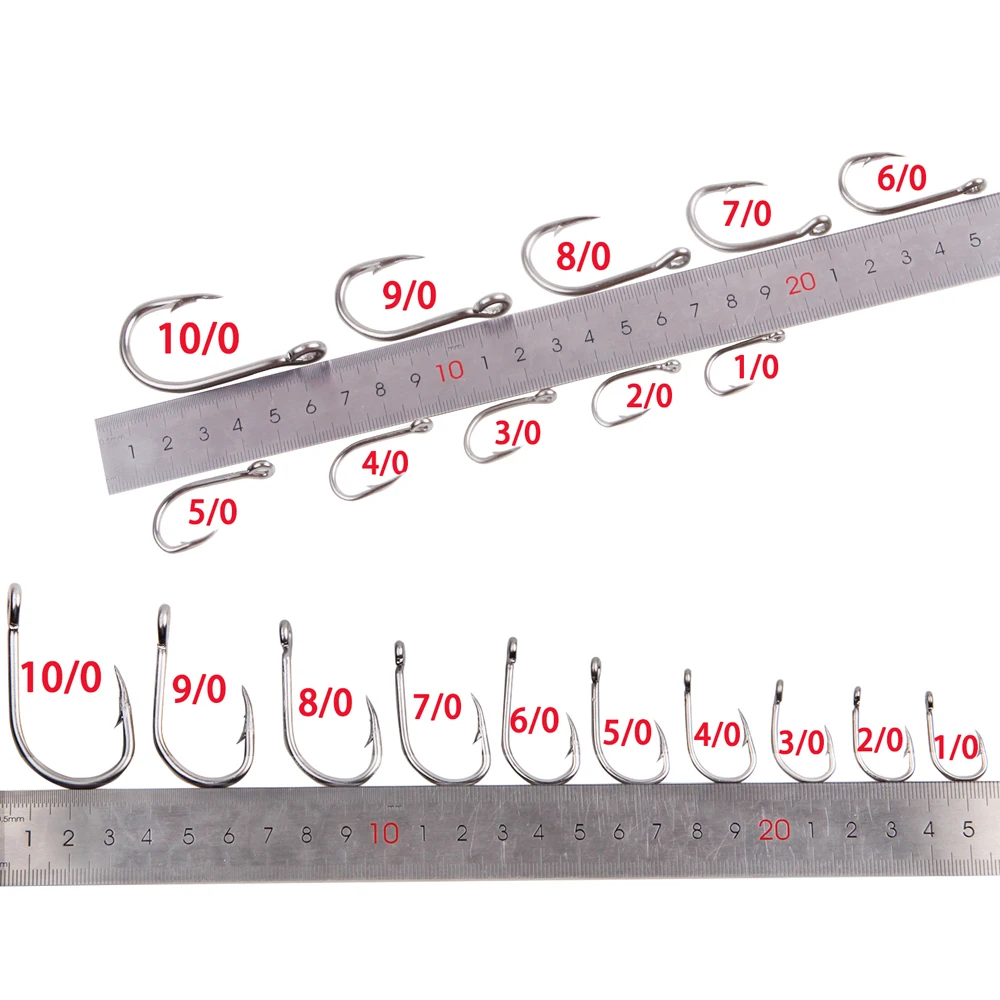 40 шт. 9260 нержавеющая сталь колючие рыболовные крючки офсетные острые приманки Крючки для пресной воды соленые рыболовные крючки