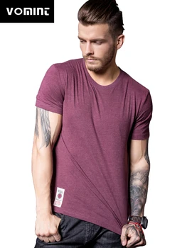 

174# camiseta de manga corta para hombre, camiseta de hilo elegante multicolor de Color vino, marrón, blanco, lazul