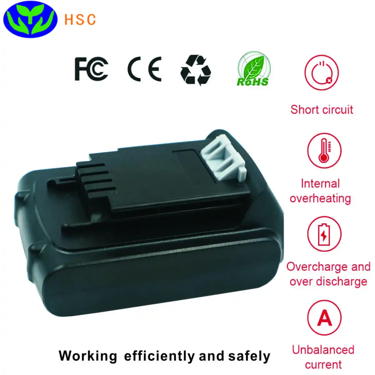 1.5Ah 18650 батарея BD20A литиевая батарея 20 в Замена для Black& Decker LB20 LBX20 LBXR20 батарея 20 в