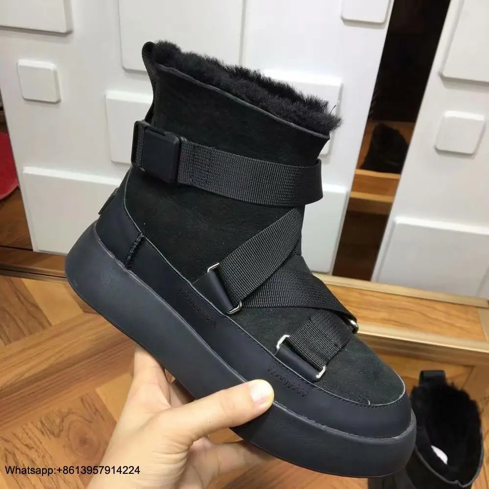 Donna/женские ботинки; Scarpe; женская обувь из флока; chaussures femme; Плюшевые ботинки на платформе; теплые женские зимние ботинки без застежки