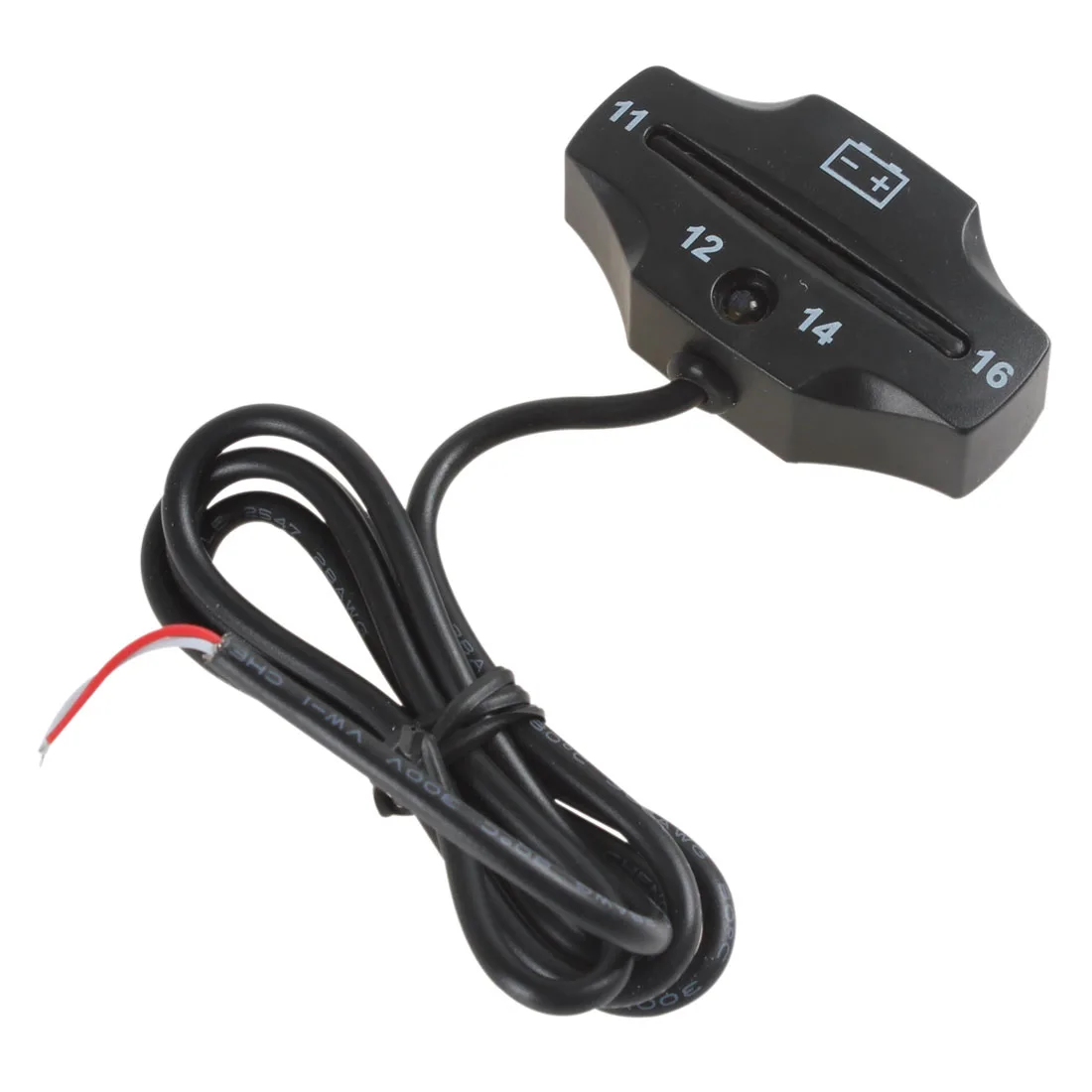 Indicador de Bateria Tensão para Carro Preto Mini Rhombic v 9 Led 100ma Medidor Auto Motocicleta Atv Trator Trolling Motor dc 12 2 para carro auto motocicleta atv trator trolling motor