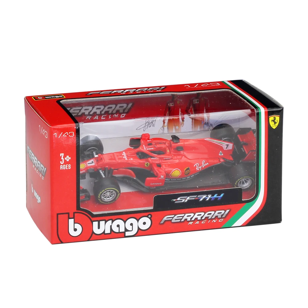 1:43 Bburago F1 и гонки SF71H SF70 SF16 S14T F21012 литья под давлением модель автомобиля