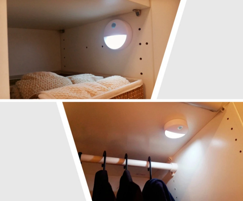 PIR датчик движения светодиодный шкаф ночной потолочный свет шкаф светильник ing настенный светильник для гардероба спальни кухни декор Освещение в ванной комнате