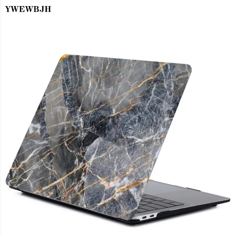 YWEWBJH Marble Pattern Laptop Case For Macbook Pro Retina Air 11 12 13 15,2018 For Mac new Air/pro 13 inch A1932 A1708 Cover
