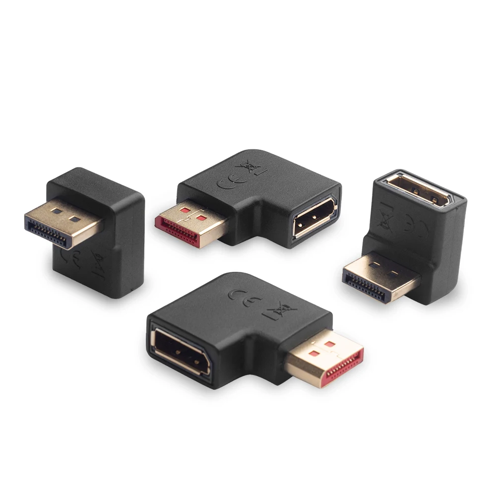 90 градусов Displayport кабель Адаптер Dp папа-мама левый правый угловой вверх вниз