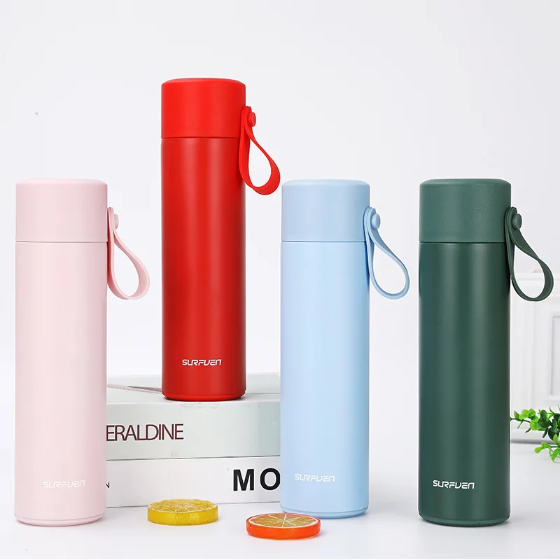 

Creative Vacuum Flask Stainless Steel Thermos Bottle Simple Tea Cup Water Cup Outdoor Portable Travel Mug Car Water Bottle