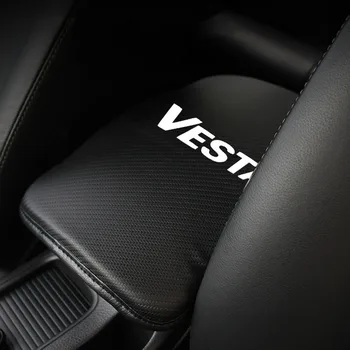 

Car Armrest Cover For Lada Vesta Soft Armrests Protection Cushion Mat Box Automobiles Protector Waterproof Pad Car-styling 1Pcs