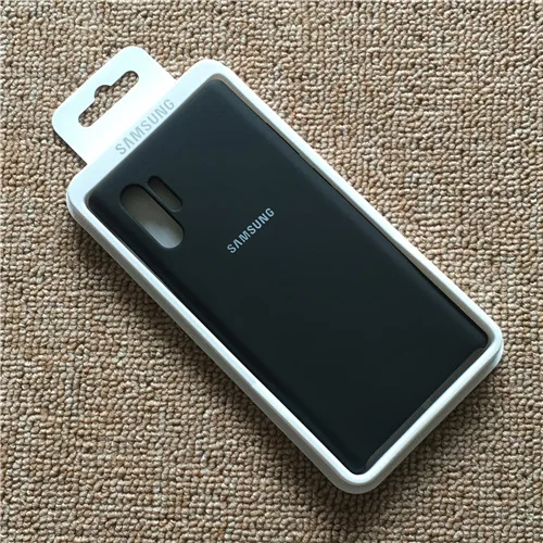 Samsung силиконовый чехол Galaxy S10 S9 S8 Plus Note 10 9 8 шелковистый мягкий жидкий силиконовый чехол для S7 Edge S10 5G N10 - Цвет: Black