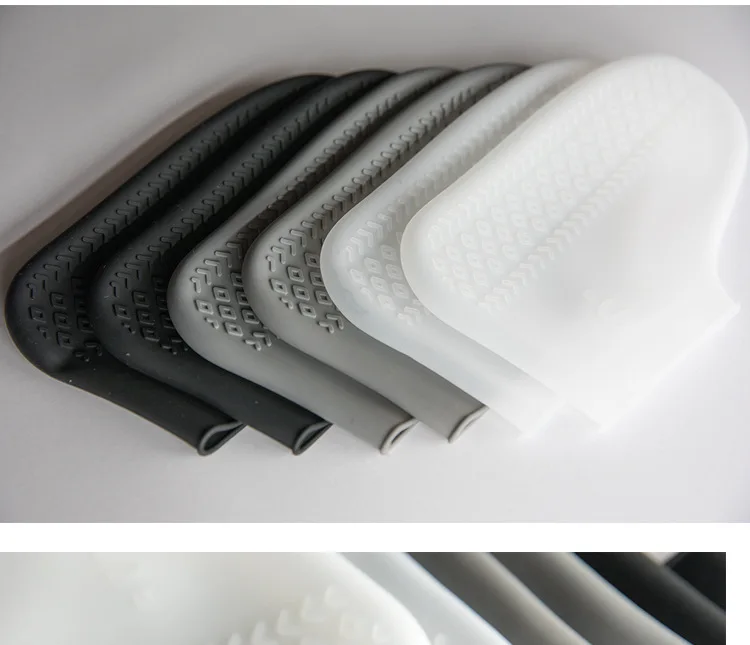 Aleafalling Reusable Latex Waterproof Rain Shoes Covers Slip-resistant Rubber Rain Boot Overshoes S/M/L Shoes Size 26-44
