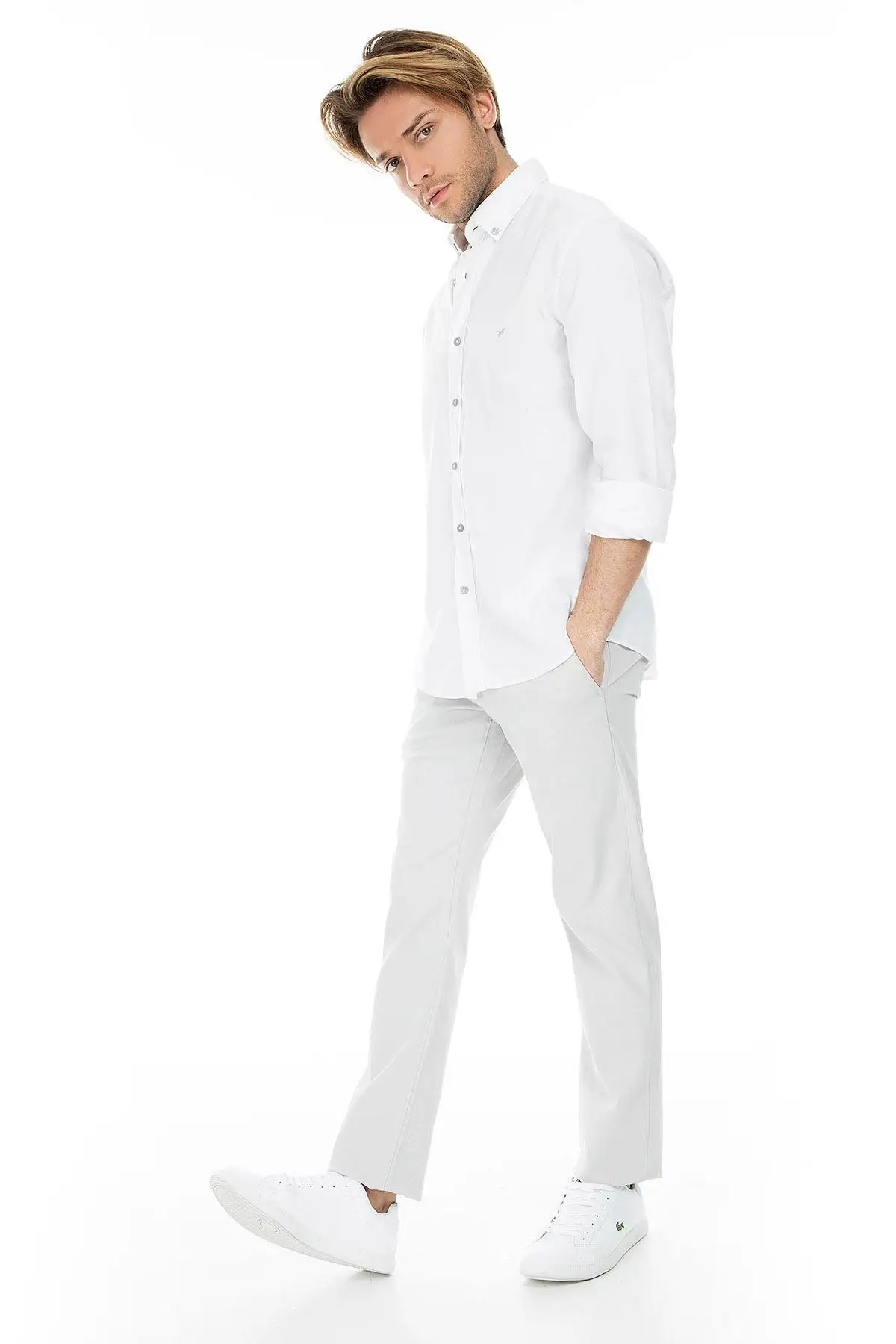 Frappoli брюки мужские 1147VERONASUMMER - Цвет: Light grey