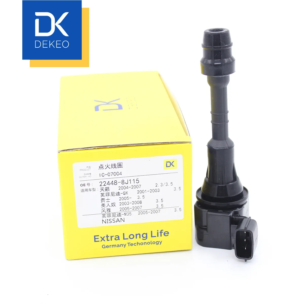 DEKEO катушки зажигания для Nissan PATHFINDER(R51) ALTIMA(L31) Quest(V42) Murano Maxima(A34) EANA(J31) patrol(Y62) 22448-8J115