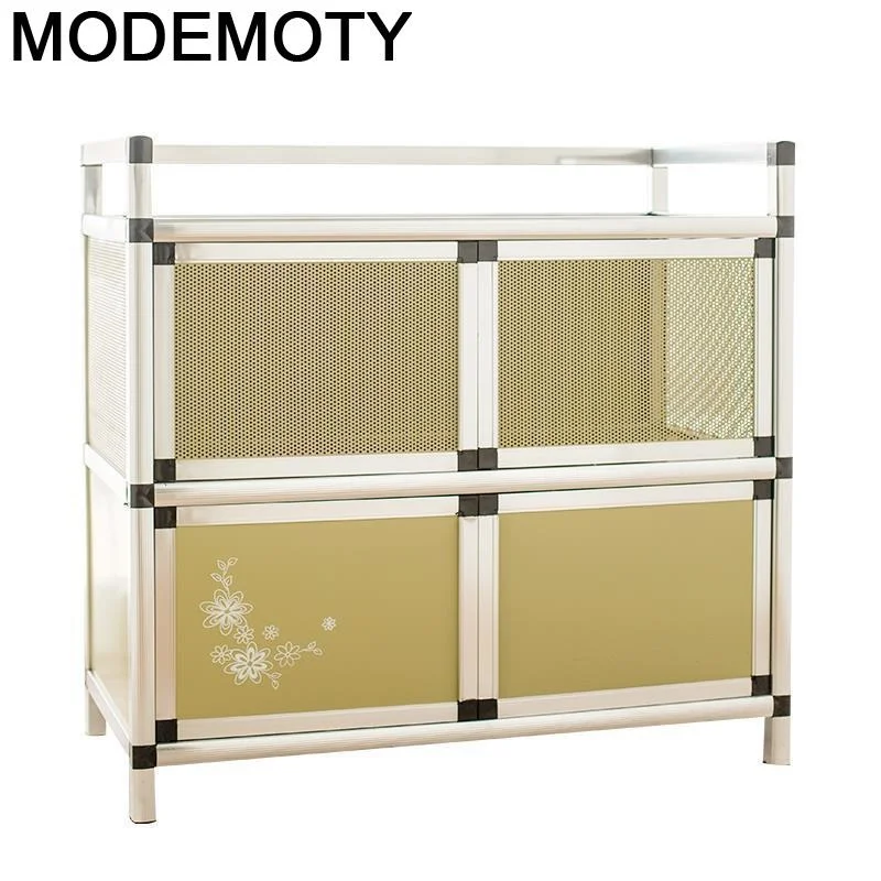 Room Bestek Lade Moveis Sala De Jantar Tea End Tables Sideboard Kitchen Furniture Aluminum Alloy Cabinet Meuble Buffet Cupboard |