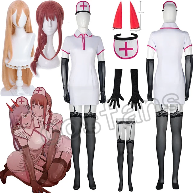 SBluuCosplay Anime Chainsaw Power Cosplay Costume