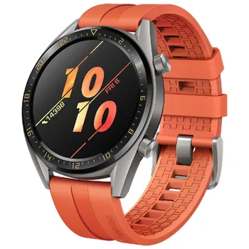 

22MM Silicone Wrist Strap For Huawei Watch GT Active/Elegant Sport Smart Watch Band For Huawei Honor Magic/Ticwatch Pro Correa
