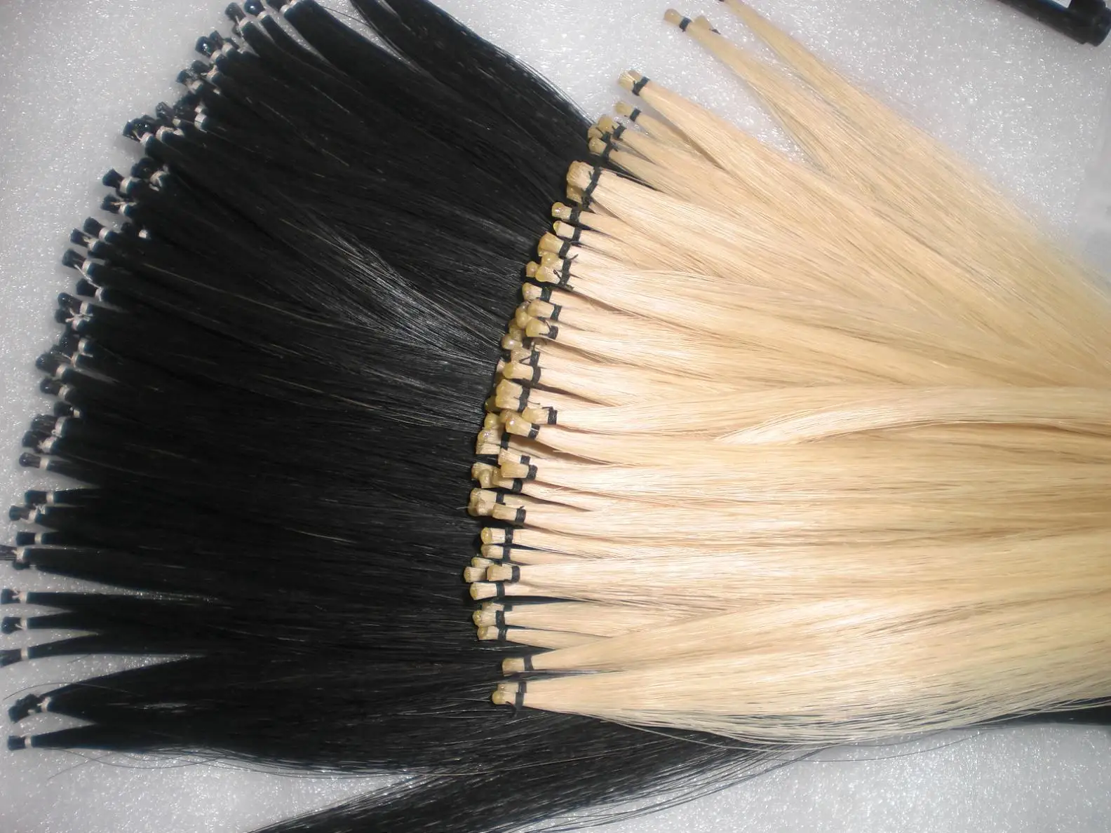 Quality violin bow hair Viola horse hair Cello bow string Stallion horse tail 6-7 grams each one 1 Hank