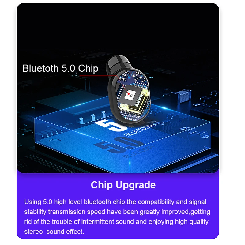 Настоящие беспроводные Bluetooth наушники 5,0 8D стерео беспроводные наушники TWS наушники бас мини наушники с аккумулятором 2600 мАч
