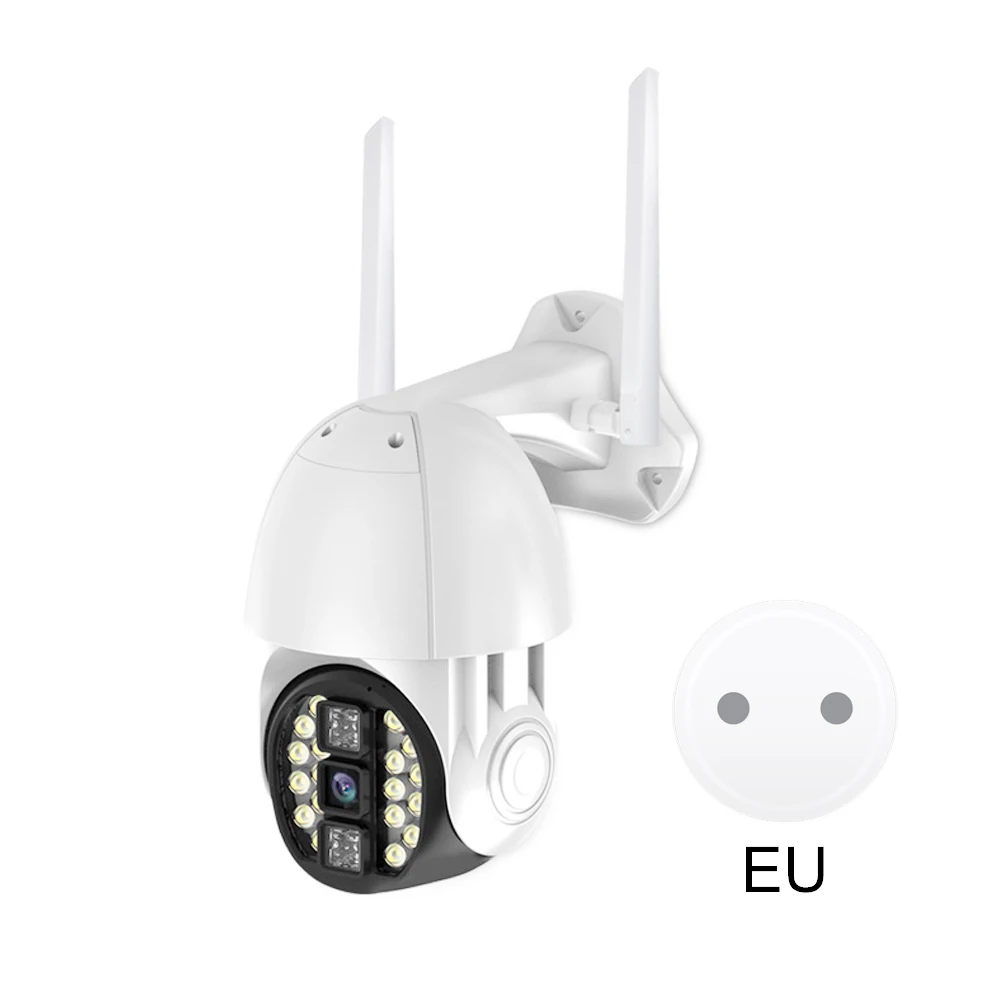 AP видеокамера сеть Wifi камера безопасности IP66 Открытый 20LED узор двойные антенны для ночного видения приложение вращение в помещении