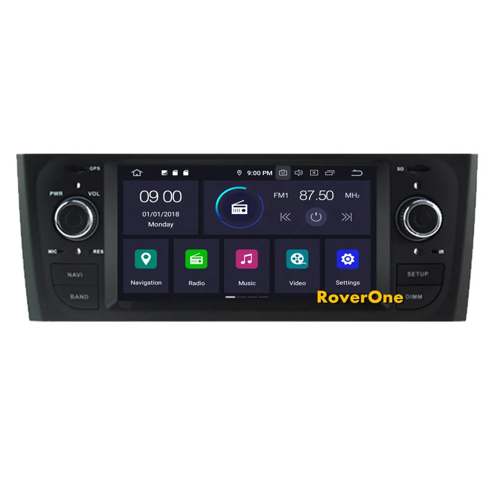 Flash Deal RoverOne Car Multimedia Player For Fiat Grande Punto Linea Octa Core Android 9.0 Radio GPS Navigation Central Multimedia 3