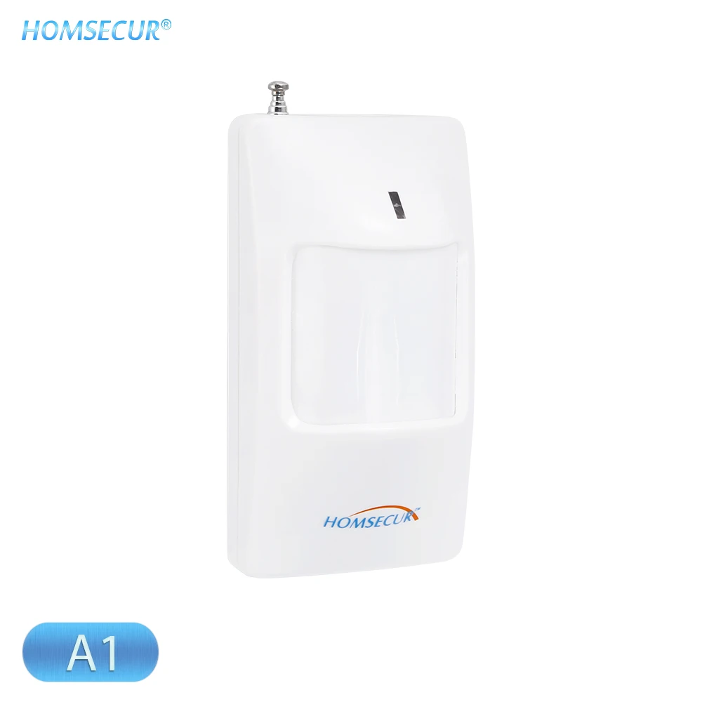 

HOMSECUR Wireless PIR Motion Sensor Detector A1 433MHz for Home Alarm Burglar System
