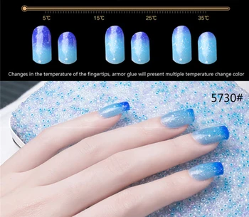 

Nail Polish Change Color Sparkling Varnishes Long Lasting Nail Art Oil Liquid Manicures DIY Design Decoration Painting Gel Nail