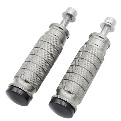 JAER 8 м CNC алюминиевый универсальный двигатель мотоцикла велосипед подножки колышки для ножных опор задние Педали Набор - Цвет: Gray Footrests