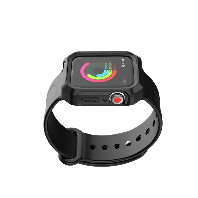 Мягкий силиконовый ремешок для Apple Watch band 44 мм 40 мм iwatch series 5 4 3 2 TPU чехол pulseira браслет 42 мм умные аксессуары петля