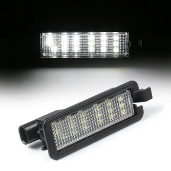 

Plastic+LED License Plate Light Replacement Parts Accessories Rear 6000K