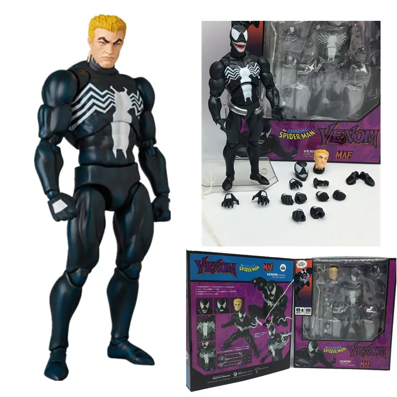 Mafex 088 Venom Figure Comic Version Action Figure Model Toy Christmas Gift For Kids 16cm