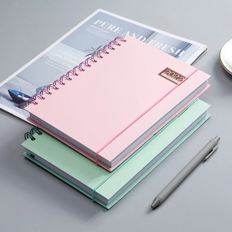 Daily Planner Simple Design Hardcover Flexible Thick Paper Time Management For Women Men SAL99 | Канцтовары для офиса и дома