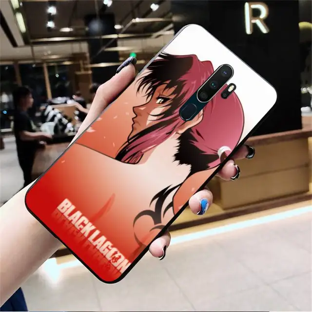 Cutewanan Black Lagoon Anime Black Soft Shell Phone Case Capa For Oppo A5 Reno2 Z Renoace 3pro Realme5pro Phone Case Covers Aliexpress