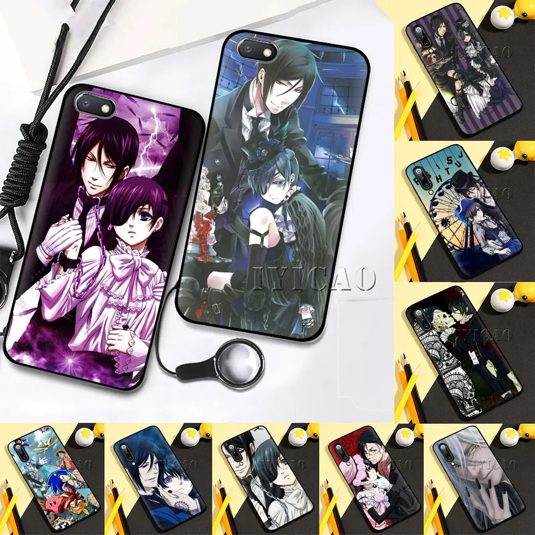 Anime Fruit Butler Black Deacon Soft Silicone Phone Case for Redmi Note 4X 5 6 7 8 Pro 5A 16G 32G 64G Prime Cover | Мобильные