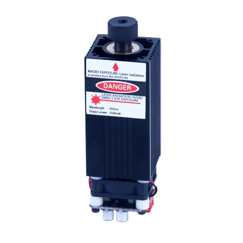 

Лазерный модуль Blu-Ray 2,5 Вт, 12 В, 2500 мвт, гравировальная машина с регулируемым фокусом, подходит для мощной лазерной головки в горошек