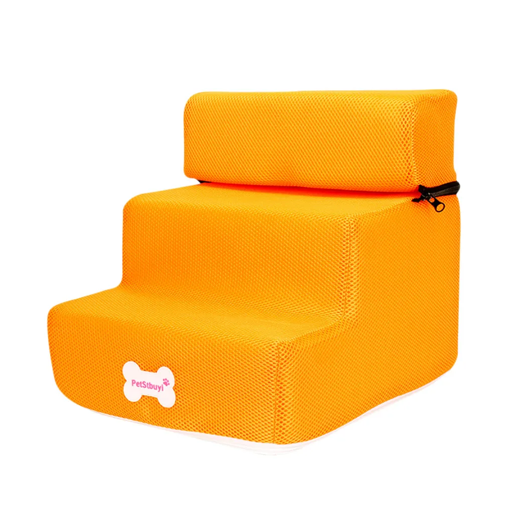 Orange Креативная Крытая кровать для питомца, дышащая сетка, складная собачий домик, прочная Съемная кровать для питомца, для кошки, собаки, пандус, собачий питомник, товары для домашних животных - Цвет: Orange