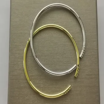 

The neutral bracelet s925 pure silver 1:1 popular gem-set openings