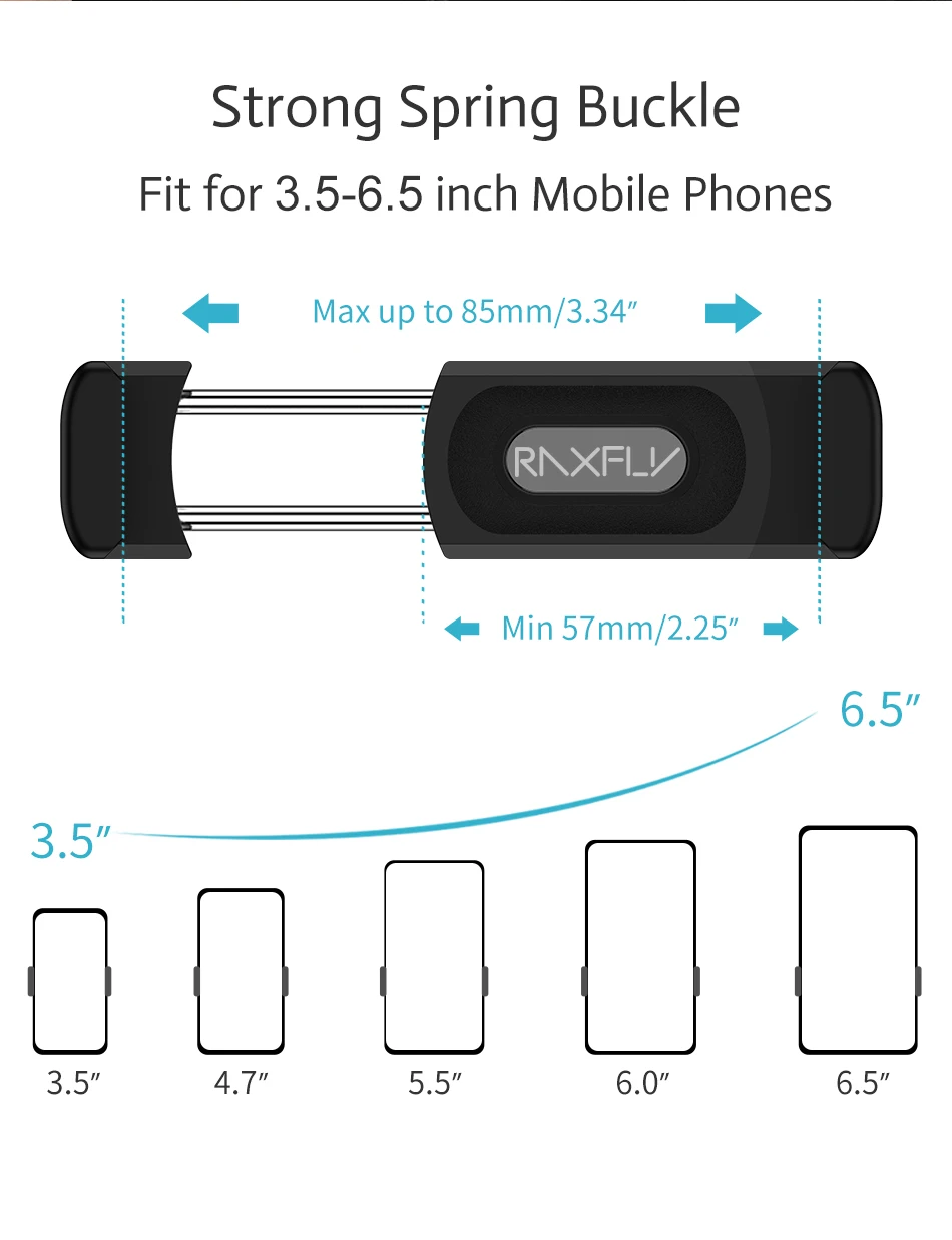 RAXFLY Car Phone Holder For iPhone Smartphone Air Vent Mount Clip 360 Rotation Universal Support Telephone Voiture Soporte Movil phone holder for desk